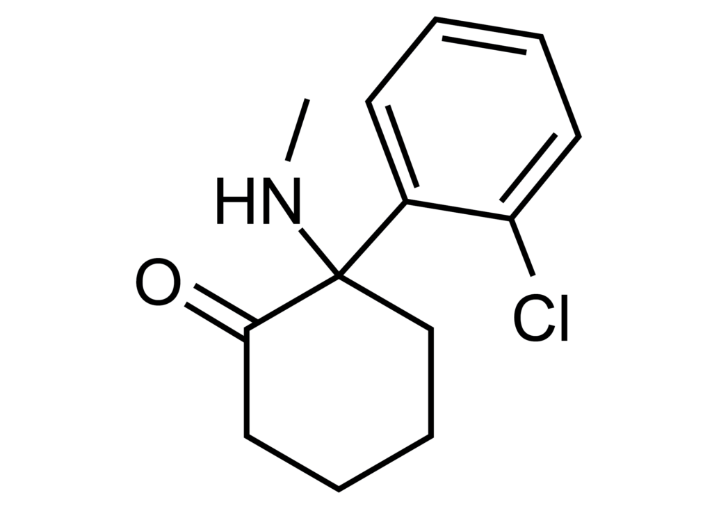 Ketamine is a dissociative anesthetic with hallucinogenic effects.